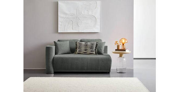 CHAISELONGUE Chenille Anthrazit  - Anthrazit/Schwarz, KONVENTIONELL, Kunststoff/Textil (93/73/171cm) - Carryhome