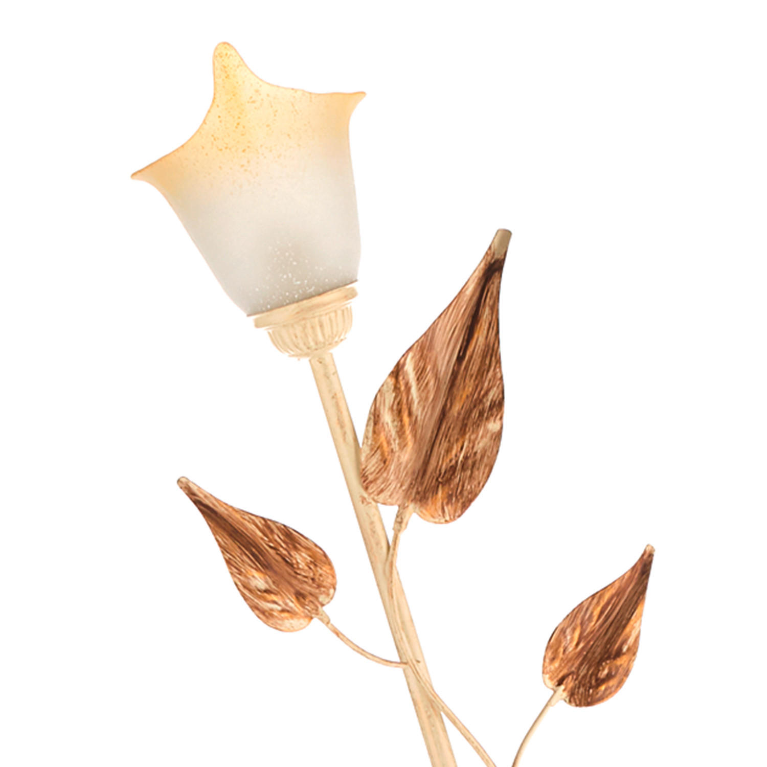 STEHLEUCHTE 55/55/175 cm    - Beige/Weiß, Natur, Glas/Metall (55/55/175cm)