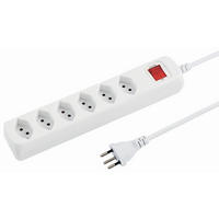 STECKDOSENLEISTE - Weiss, Basics, Kunststoff (150cm) - Eglo