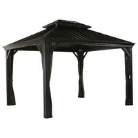 PAVILLON 369/291/298 cm   - Anthrazit, Basics, Metall (369/291/298cm)