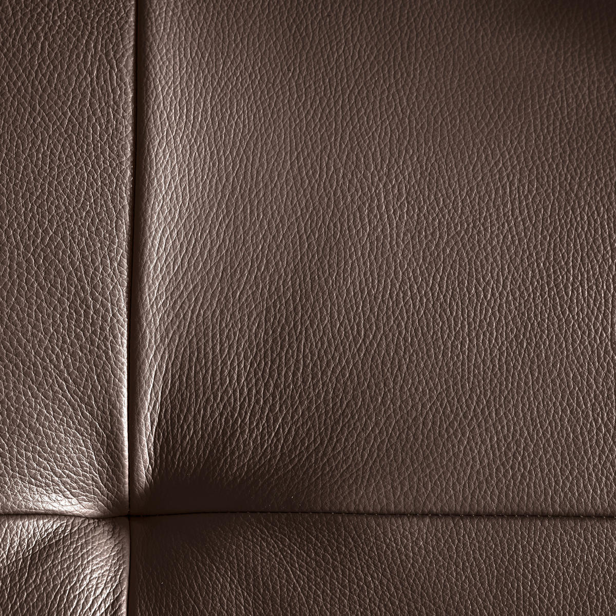 ECKSOFA inkl. Funktionen Braun Echtleder  - Schwarz/Braun, Design, Leder/Metall (246/175cm) - Celina Home