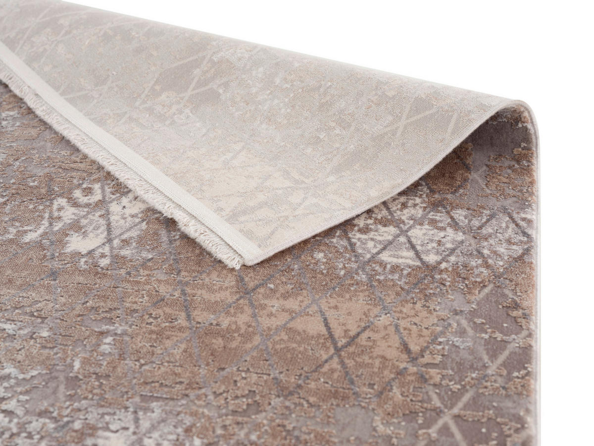 WEBTEPPICH 80/150 cm Vision Beige rechteckig  - Beige, Design, Textil (80/150cm) - Schöner Wohnen