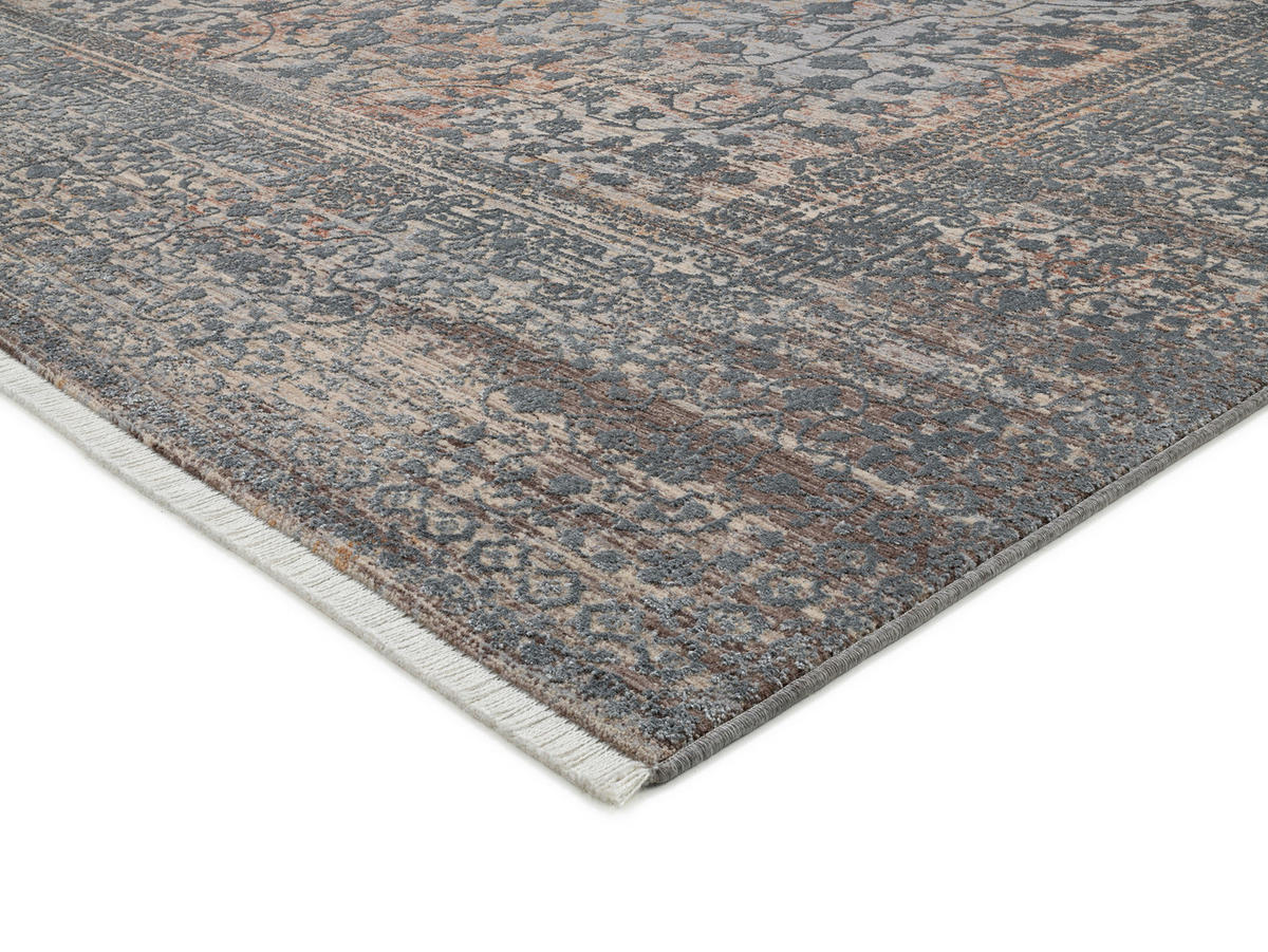 WEBTEPPICH 65/130 cm Astelion Braun, Grau, Dunkelgrau  - Dunkelgrau/Braun, Design, Textil (65/130cm) - Dieter Knoll