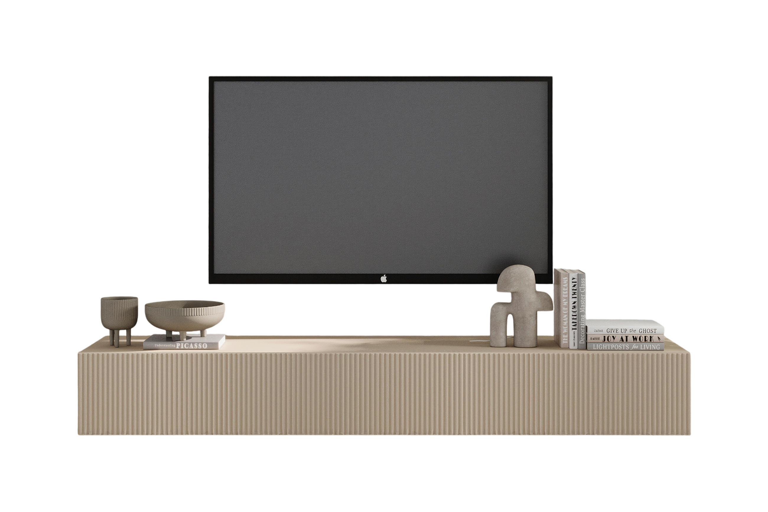 MID.YOU NÍZKÁ KOMODA, kašmírová, 180/29/30 cm