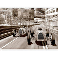 FOTOTAPET 350/245 cm  - brun, Basics, textil (350/245cm) - artgeist