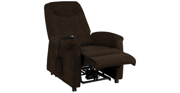 FERNSEHSESSEL in Mikrofaser Braun - Schwarz/Braun, KONVENTIONELL, Kunststoff/Textil (83/113/92cm) - Xora