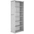 AKTENREGAL Sonoma Eiche - Schwarz/Sonoma Eiche, Design, Holzwerkstoff/Kunststoff (81,8/215,2/40cm) - Voleo
