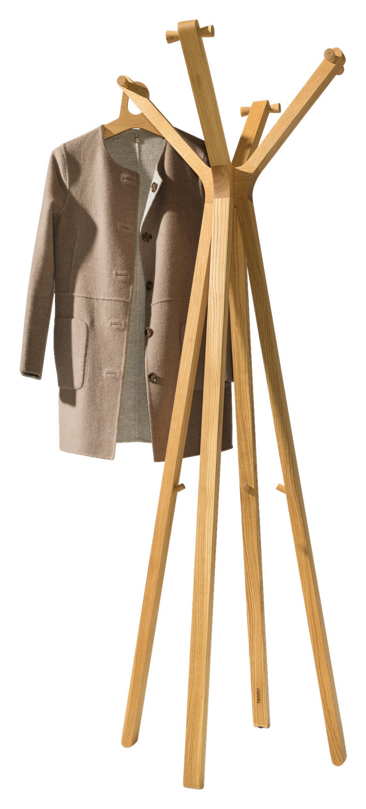KLEIDERSTÄNDER in Eichefarben 58/173,4/58 cm   - Eichefarben, Natur, Holz (58/173,4/58cm) - Team 7