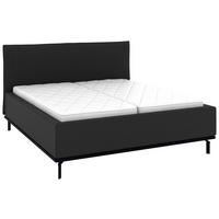 POLSTERBETT 180/200 cm,  in Anthrazit, Matratze, Lattenrost, Bettkasten, H3 + H3 = fest  - Anthrazit/Graphitfarben, Design, Holz/Textil (180/200cm) - Musterring