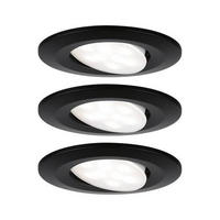 LED-DECKENLEUCHTE 9 cm  - Schwarz, Basics, Metall (9cm) - Paulmann
