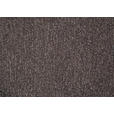 RELAXSESSEL in Textil Dunkelbraun  - Edelstahlfarben/Dunkelbraun, Design, Textil/Metall (88/112/86cm) - Cantus