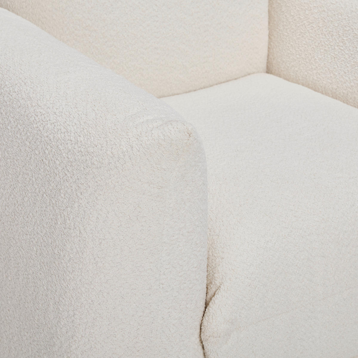 SEDACIA ZOSTAVA, textil, biela - biela/strieborná, Trend, kov/textil (218/103/75/87cm) - Livetastic