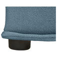 SCHLAFSOFA in Webstoff Petrol  - Petrol/Schwarz, KONVENTIONELL, Kunststoff/Textil (256/83/115cm) - Carryhome