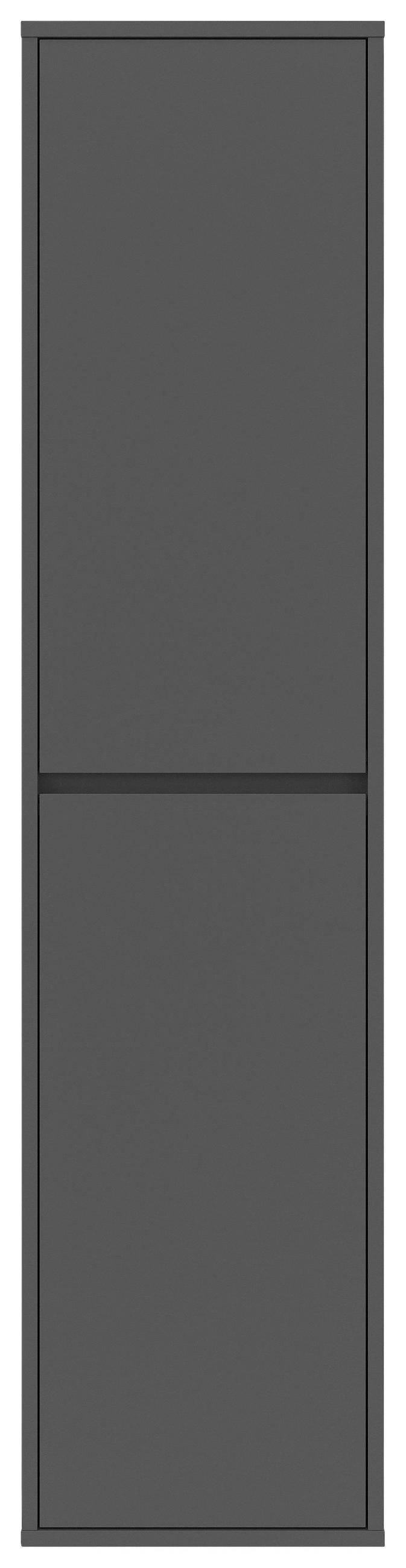 MEHRZWECKSCHRANK 50/210/67,5 cm  in Anthrazit  - Anthrazit, Basics, Holzwerkstoff (50/210/67,5cm) - Xora