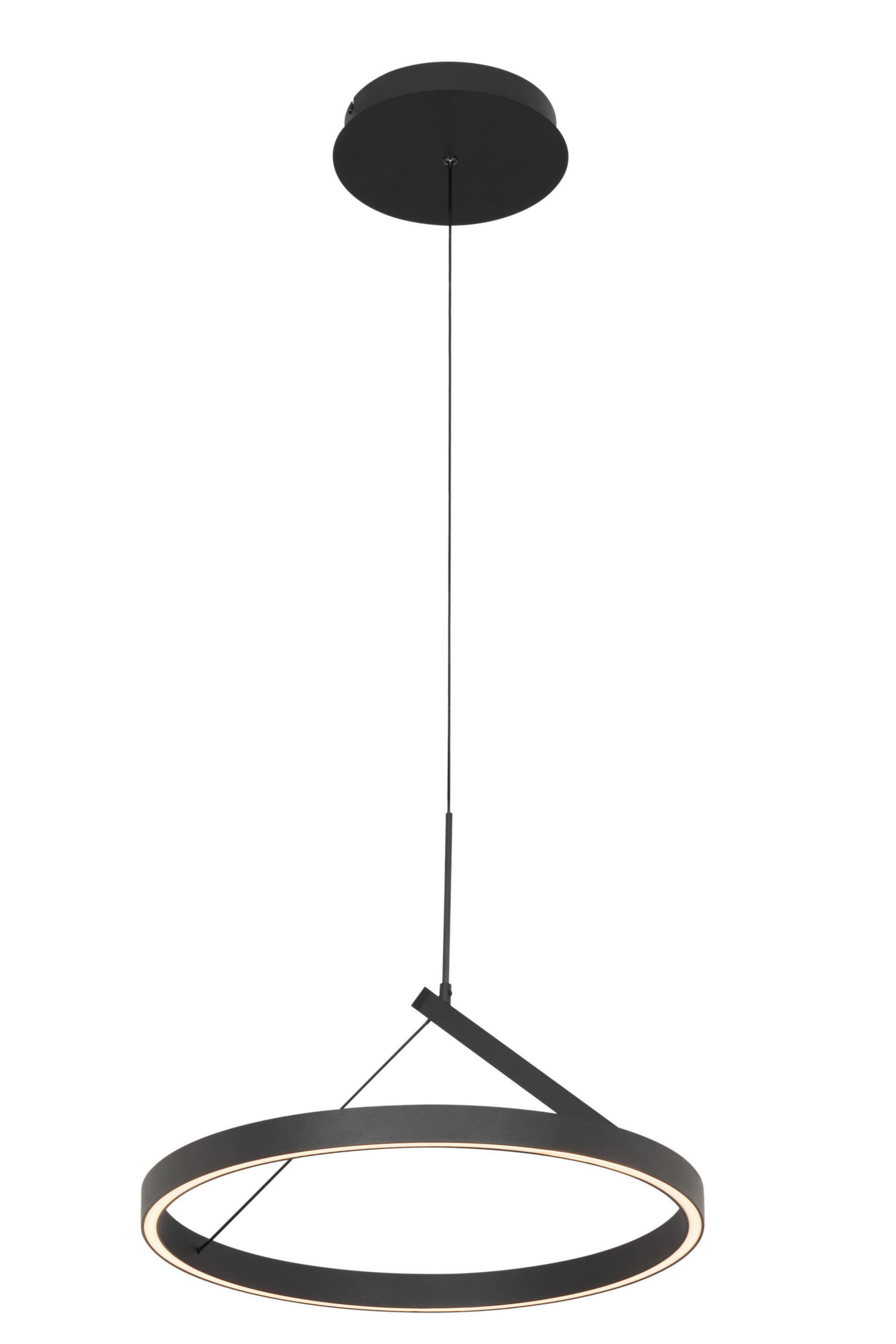 LED-HÄNGELEUCHTE 45/150 cm  - Schwarz, Design, Metall (45/150cm) - Dieter Knoll