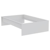 POSTEĽNÝ RÁM, 120/200 cm - biela, Konventionell, kompozitné drevo (120/200cm) - Hom`in