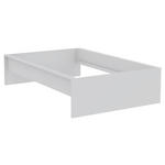 BETTRAHMEN 120/200 cm  in Weiß  - Weiß, KONVENTIONELL, Holzwerkstoff (120/200cm) - Hom`in