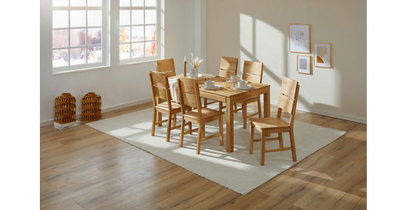 STUHL  in Holz  - Eichefarben, KONVENTIONELL, Holz (43/94,5/50cm) - Linea Natura