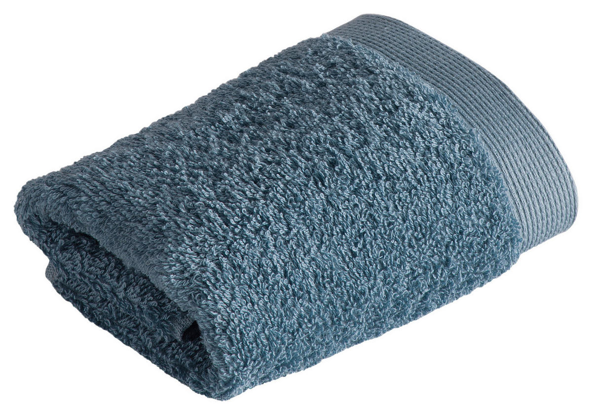 SEIFTUCH High Line Petrol 30/30 cm  - Petrol, Basics, Textil (30/30cm) - Vossen