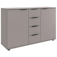 SIDEBOARD 130/83/41 cm  in Sahara  - Schwarz/Sahara, Design, Holzwerkstoff/Kunststoff (130/83/41cm) - Carryhome