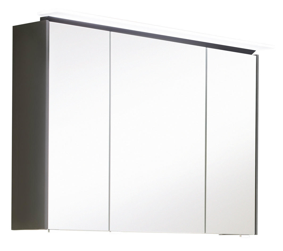 SPIEGELSCHRANK 92/66,4/17,2 cm  - Chromfarben/Eichefarben, MODERN, Glas/Holzwerkstoff (92/66,4/17,2cm) - Novel