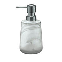 DOZATOR ZA TEČNI SAPUN  siva, bela  keramika  - siva/bela, Osnovno, keramika (7,8/16,5cm) - Kleine Wolke