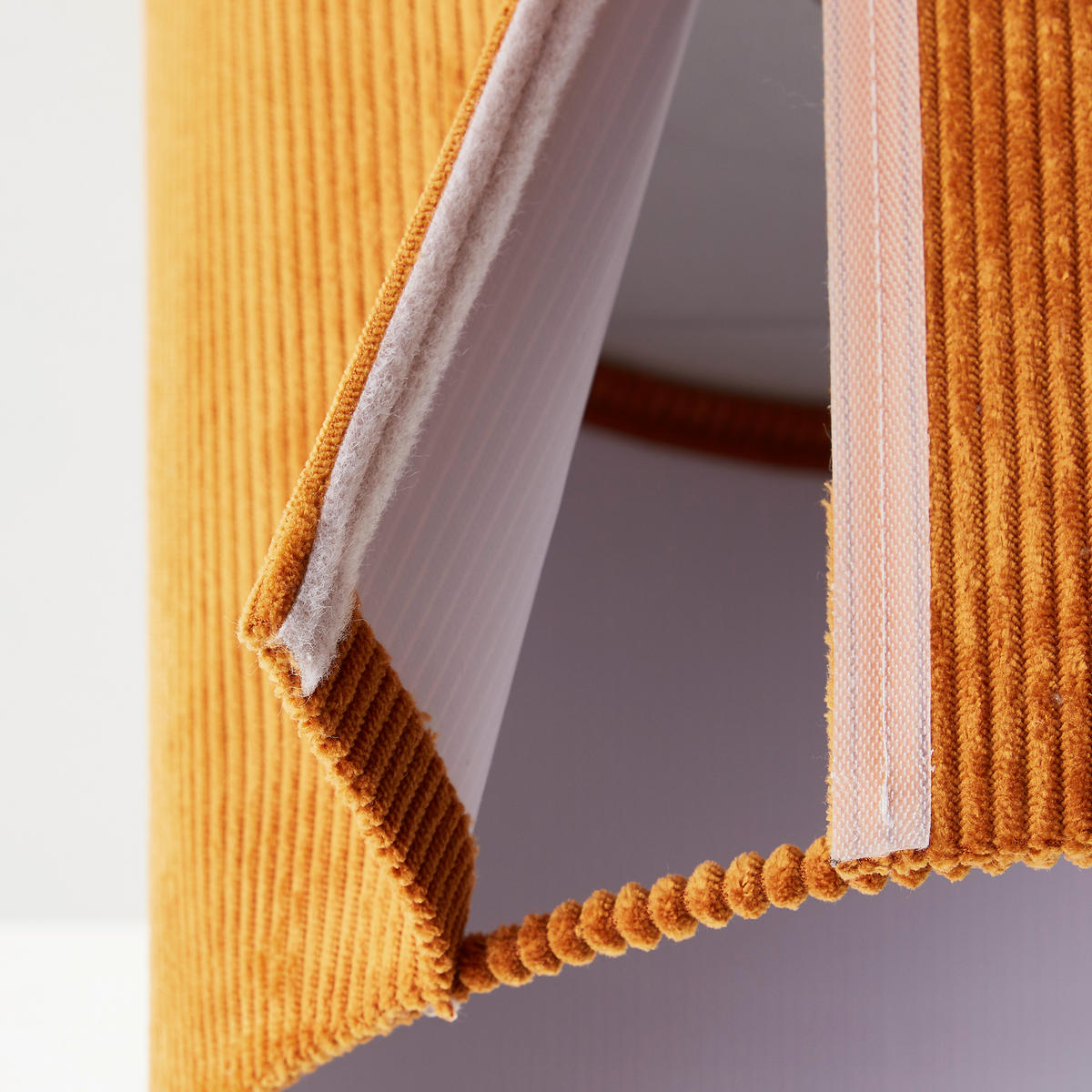 HÄNGELEUCHTE 35/150 cm    - Dunkelgelb, Basics, Textil/Metall (35/150cm) - Brilliant