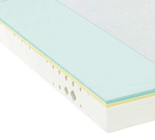 KOMFORTSCHAUMMATRATZE 80/200 cm Höhe ca. 18 cm  - Weiß, KONVENTIONELL, Textil (80/200cm) - FAN