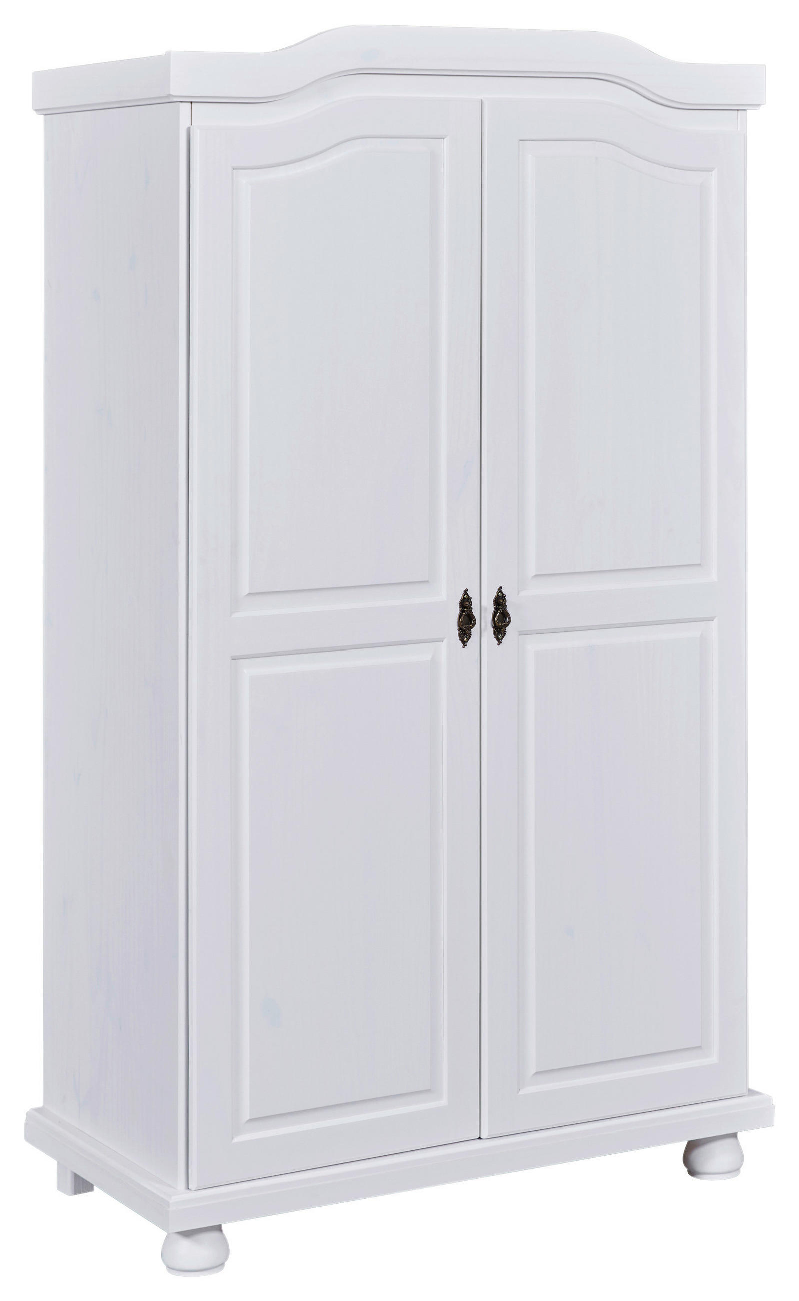 DREHTÜRENSCHRANK 104/180/56 cm 2-türig Weiß  - Weiß, LIFESTYLE (104/180/56cm) - MID.YOU