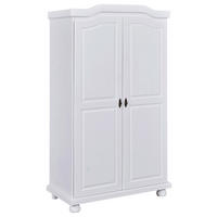 DREHTÜRENSCHRANK 104/180/56 cm 2-türig Weiß  - Weiß, LIFESTYLE (104/180/56cm) - MID.YOU