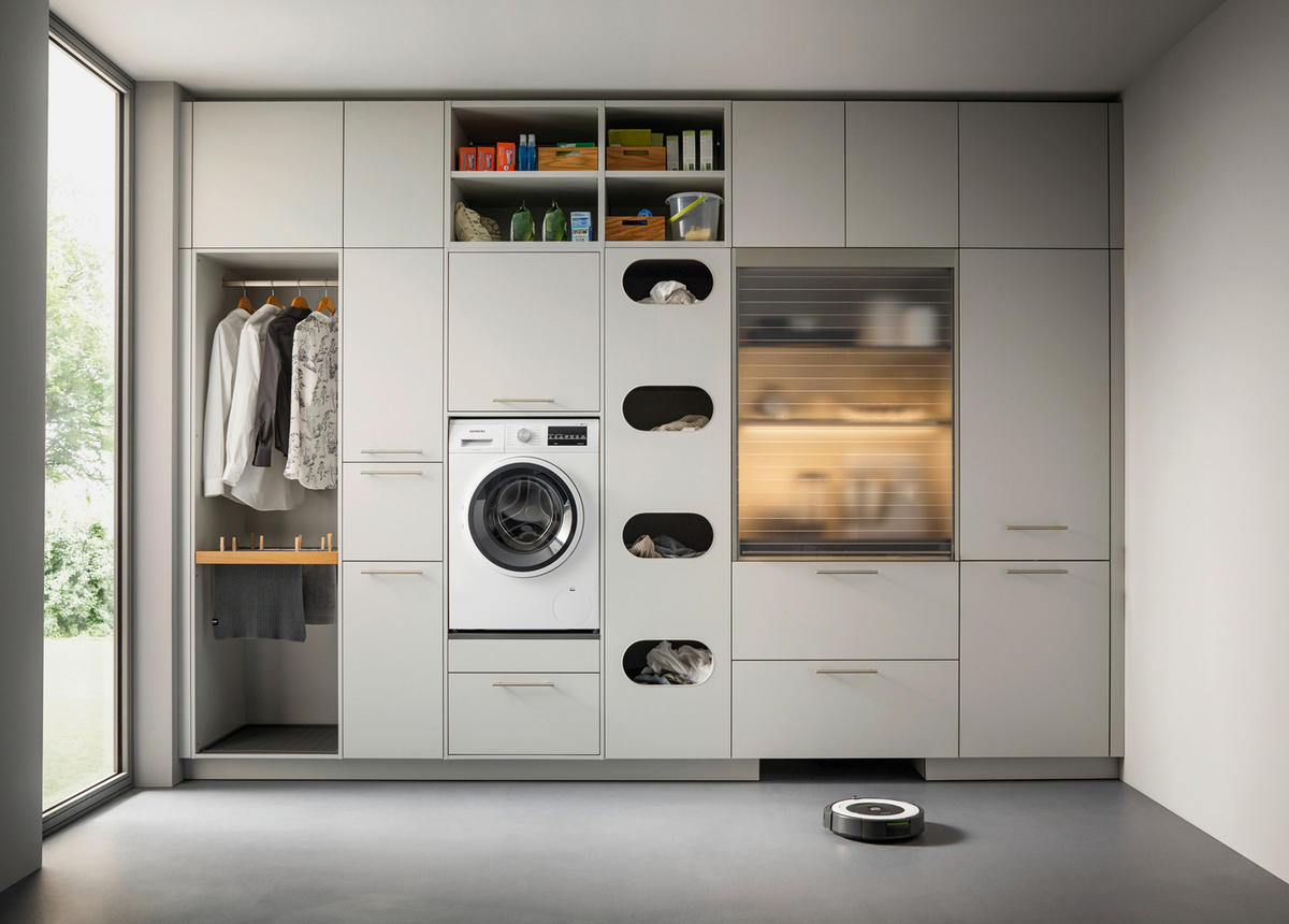 HAUSWIRTSCHAFTSRAUM  in Weiß  - Weiß, Design, Holzwerkstoff - Novel