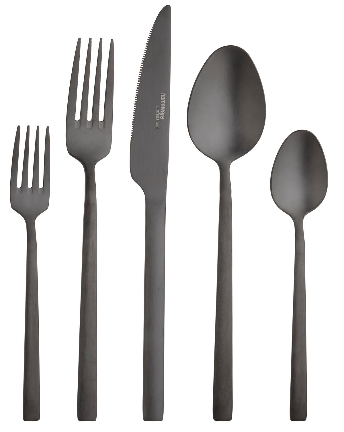 SET DE TACÂMURI 30 piese  Glam Chic  - negru, Design, metal - Homeware Profession.