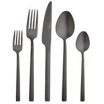 BESTECKSET Glam Chic 30-teilig Edelstahl  - Schwarz, Design, Metall - Homeware Profession.