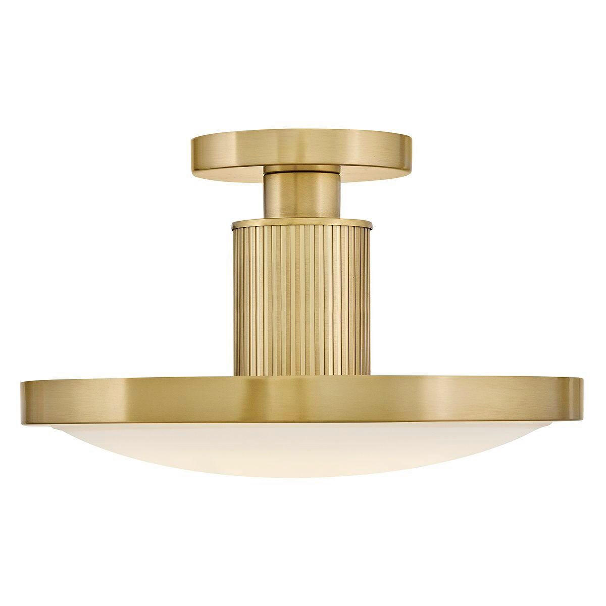 LED-HÄNGELEUCHTE Hinkley 22,2/36,2 cm  - Goldfarben, Design, Glas/Metall (22,2/36,2cm) - Elstead Lighting