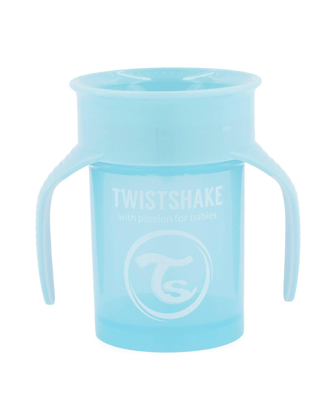 TRINKBECHER  - Blau, Basics, Kunststoff (11/11/8,6cm) - Twistshake