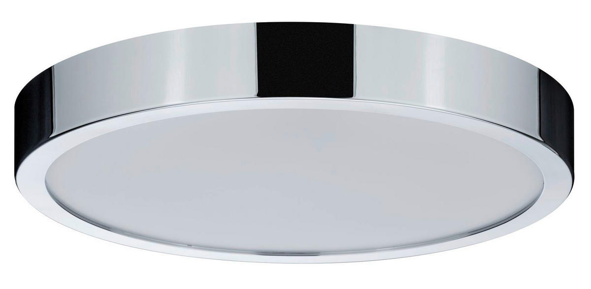 Deckenleuchte max. 20 Watt  30/6,2 cm    - Chromfarben, Design, Kunststoff (30/6,2cm) - Paulmann