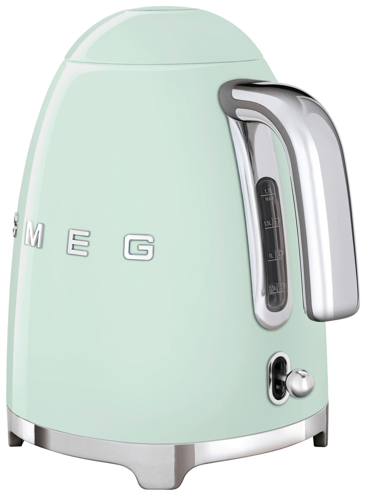 WASSERKOCHER 1.7 l  - Pastellgrün, Basics, Metall (22,6/24,8/17,1cm) - SMEG