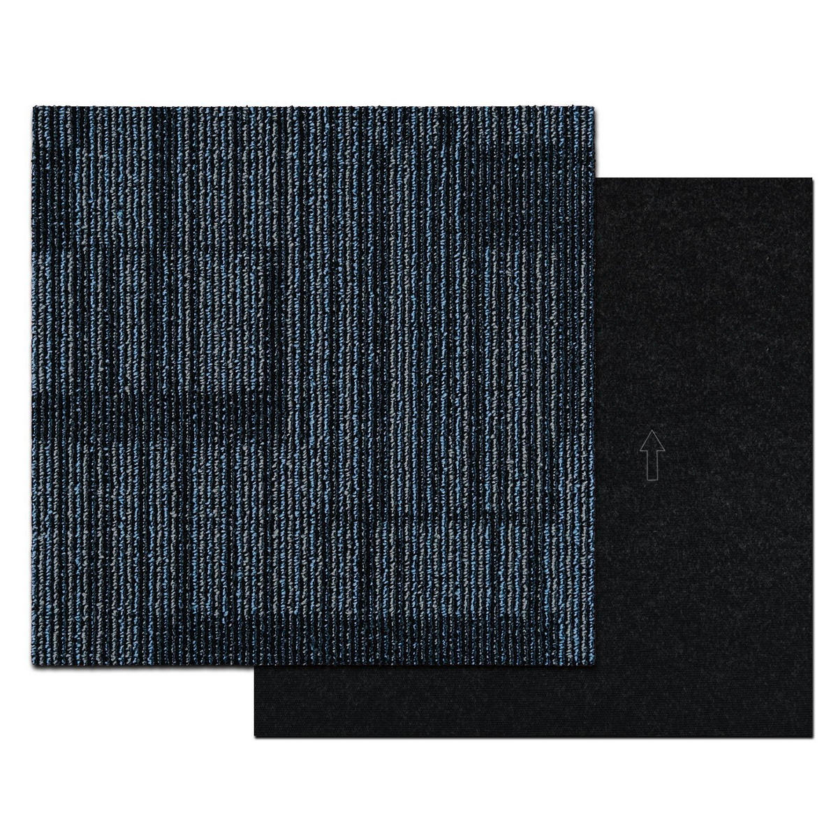 TEPPICHFLIESE - Anthrazit, Basics, Kunststoff (50/50cm) - Esposa