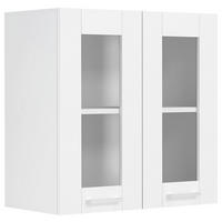 VÄGGSKÅP 80/60/31 cm  i vit  - vit, Trend, trämaterial/glas (80/60/31cm) - MID.YOU