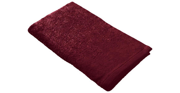 GÄSTETUCH 30/50 cm Bordeaux - Bordeaux, Design, Textil (30/50cm) - Ambiente