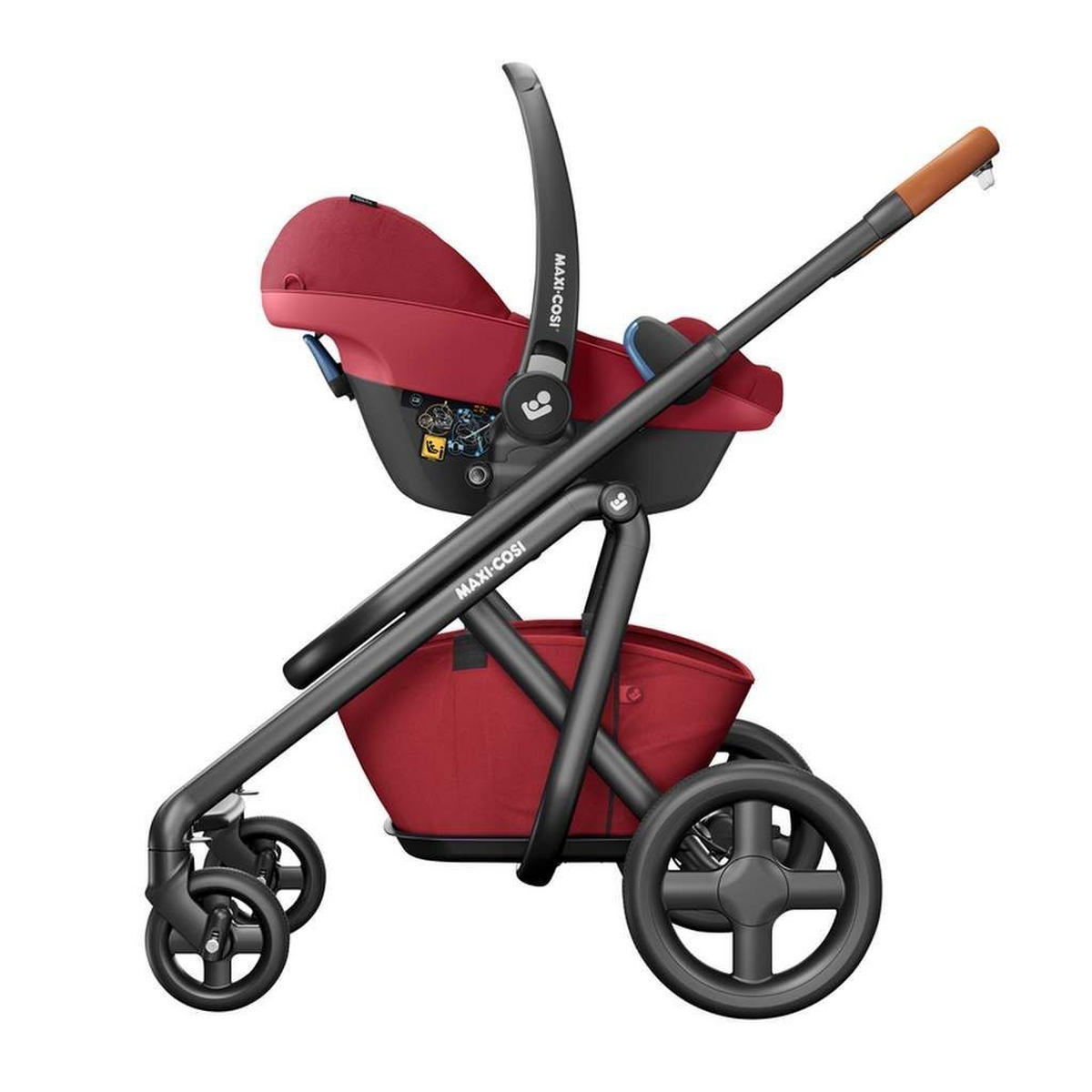 AUTO-SEDIŠTE ZA BEBE  PEBBLE PRO  - crvena, Osnovno, plastika - Maxi-Cosi