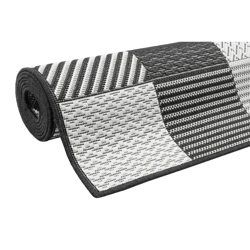 Thumbnail - Esprit Outdoorteppich Esprit, Schwarz, Weiß, Textil, Patchwork, rechteckig, 200x290 cm, Textiles Vertrauen - Oeko-Tex®, ...