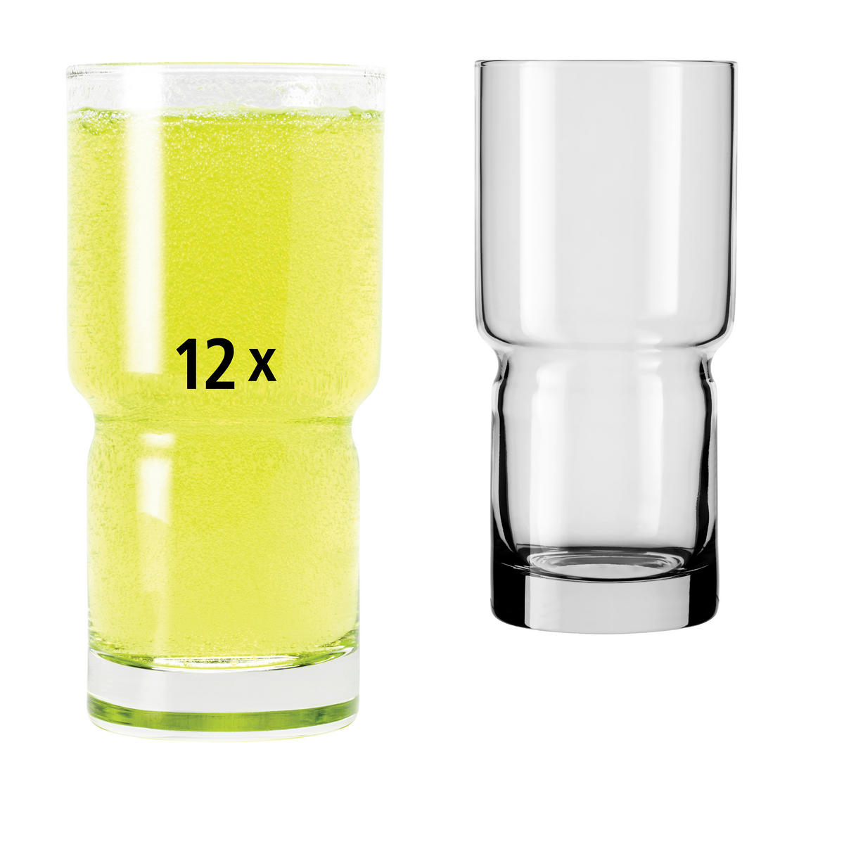 GLÄSERSET NEWTON  12-teilig  - Klar, Basics, Glas (7,5/16cm)