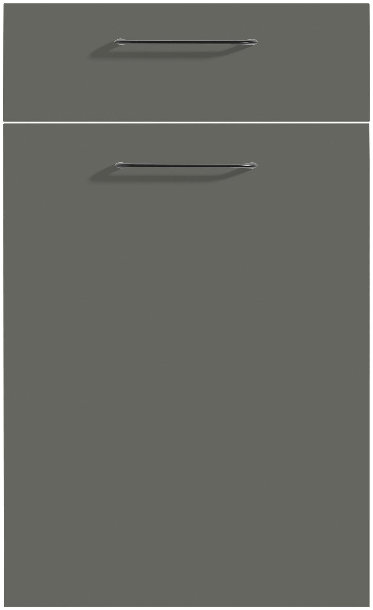 EINBAUKÜCHE PLUS  - Schwarz/Grau, Design, Holzwerkstoff - Nolte Küchen