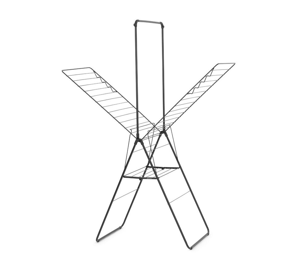 VERTIKÁLNY SUŠIAK NA BIELIZEŇ - čierna, Design, kov (66,1/98,9cm) - Brabantia