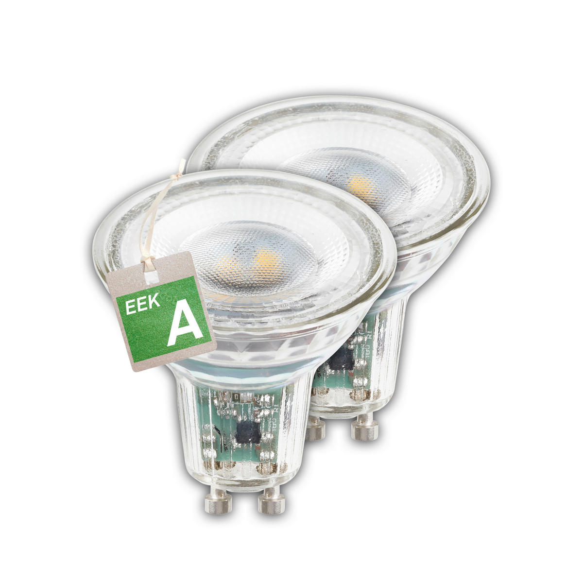 LED-LEUCHTMITTEL  - Silberfarben, Basics, Glas (5/5,6cm)