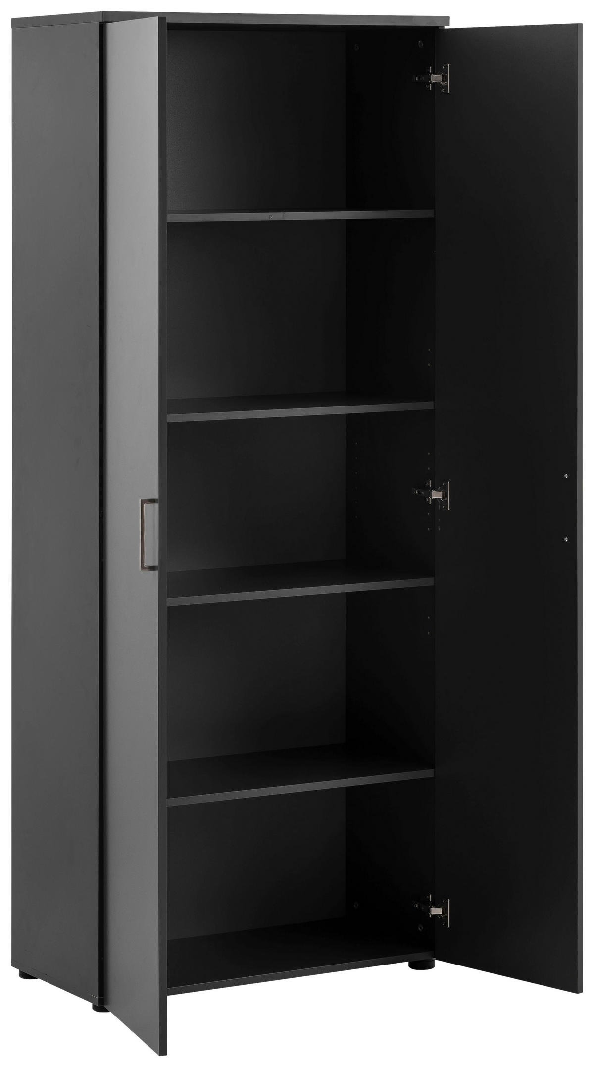 AKTENSCHRANK 80,2/199,7/41 cm  - Anthrazit, MODERN, Holzwerkstoff (80,2/199,7/41cm) - MID.YOU