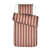 BETTWÄSCHE 2-teilig Minte Satin 155/220 cm  - Hellrosa/Terracotta, KONVENTIONELL, Textil (155/220cm) - Essenza