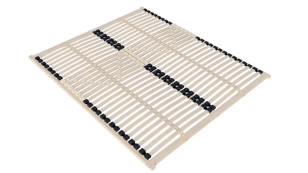 LATTENROST PROFI FRAME DUAL SILM 56 NV, 200/200 cm, Kernbuche, Kernbirke  - Birkefarben, Basics, Holz (200/200cm) - MID.YOU
