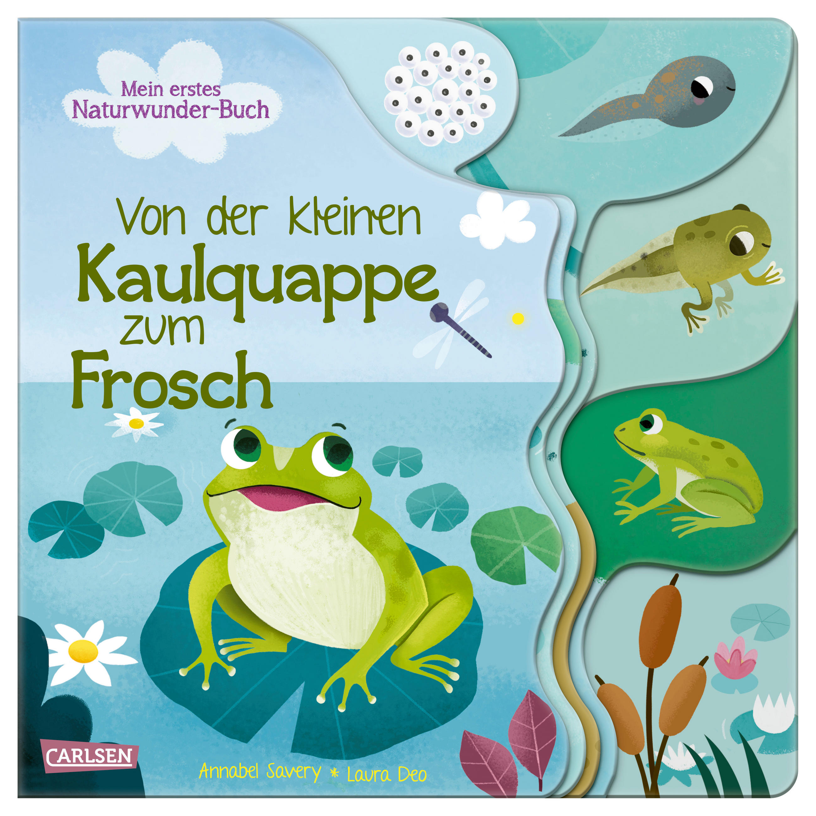 BUCH Von der kleinen Kaulquappe zum Frosch  - Multicolor, Basics, Papier (22/22/1,2cm) - Carlsen